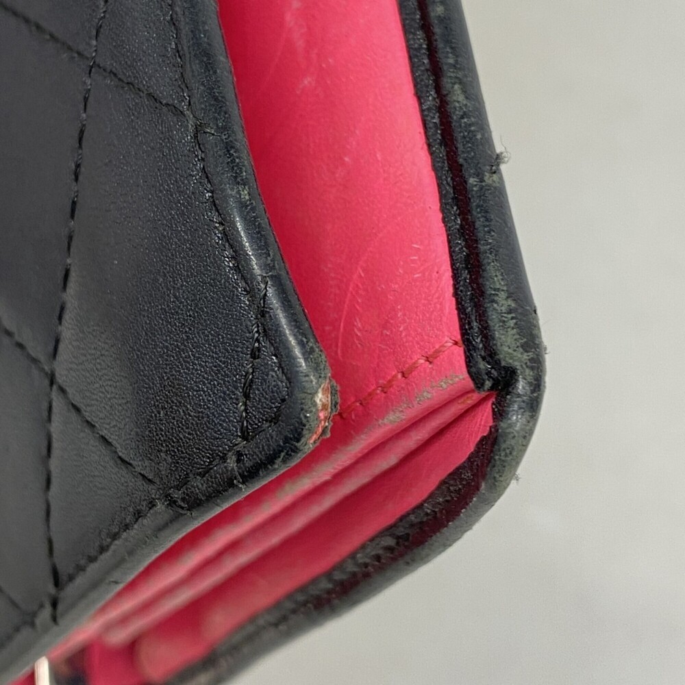 CHANEL Black Lambskin Leather Wallet - Picture 5 of 10